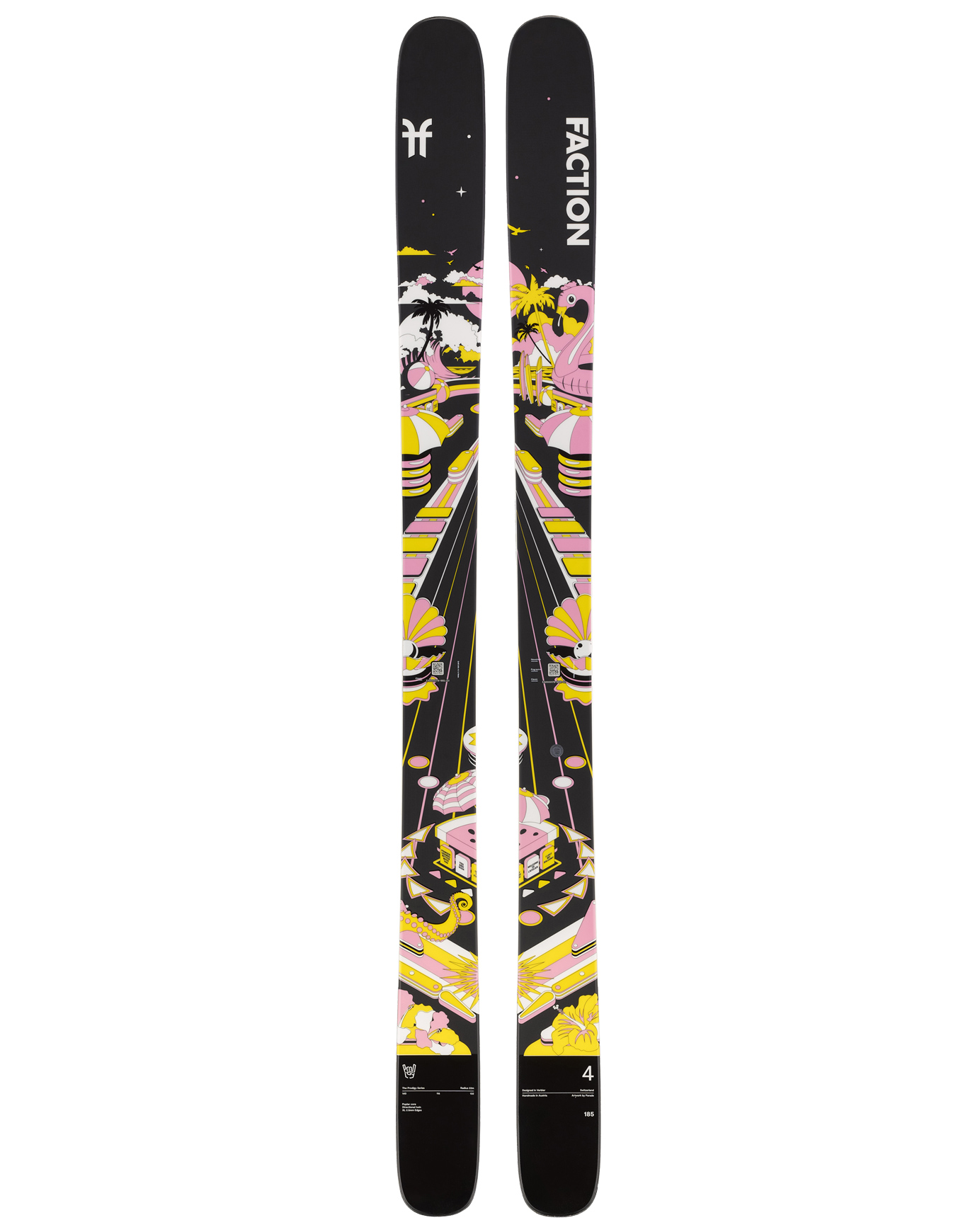 Skis freeride - Prodigy 4 2026 - Taille 179 cm - Noir