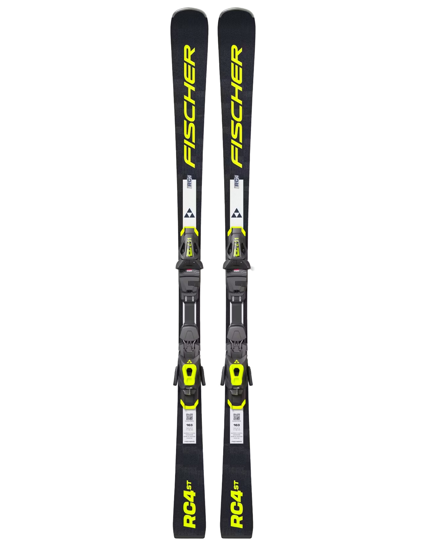 Ski Set inkl. Bdg. Pistenski RC4 ST Lyt Pr + RC4 Z11 Pr 2026 aus Holz Größe 163 cm schwarz