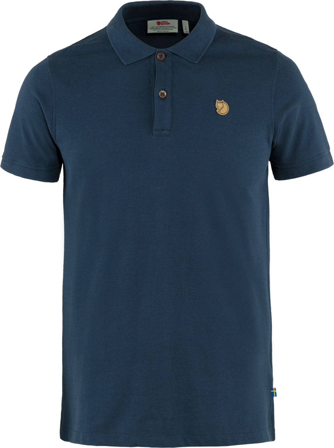 Polo en coton organique - Övik Polo Shirt M Navy en Coton - Taille S