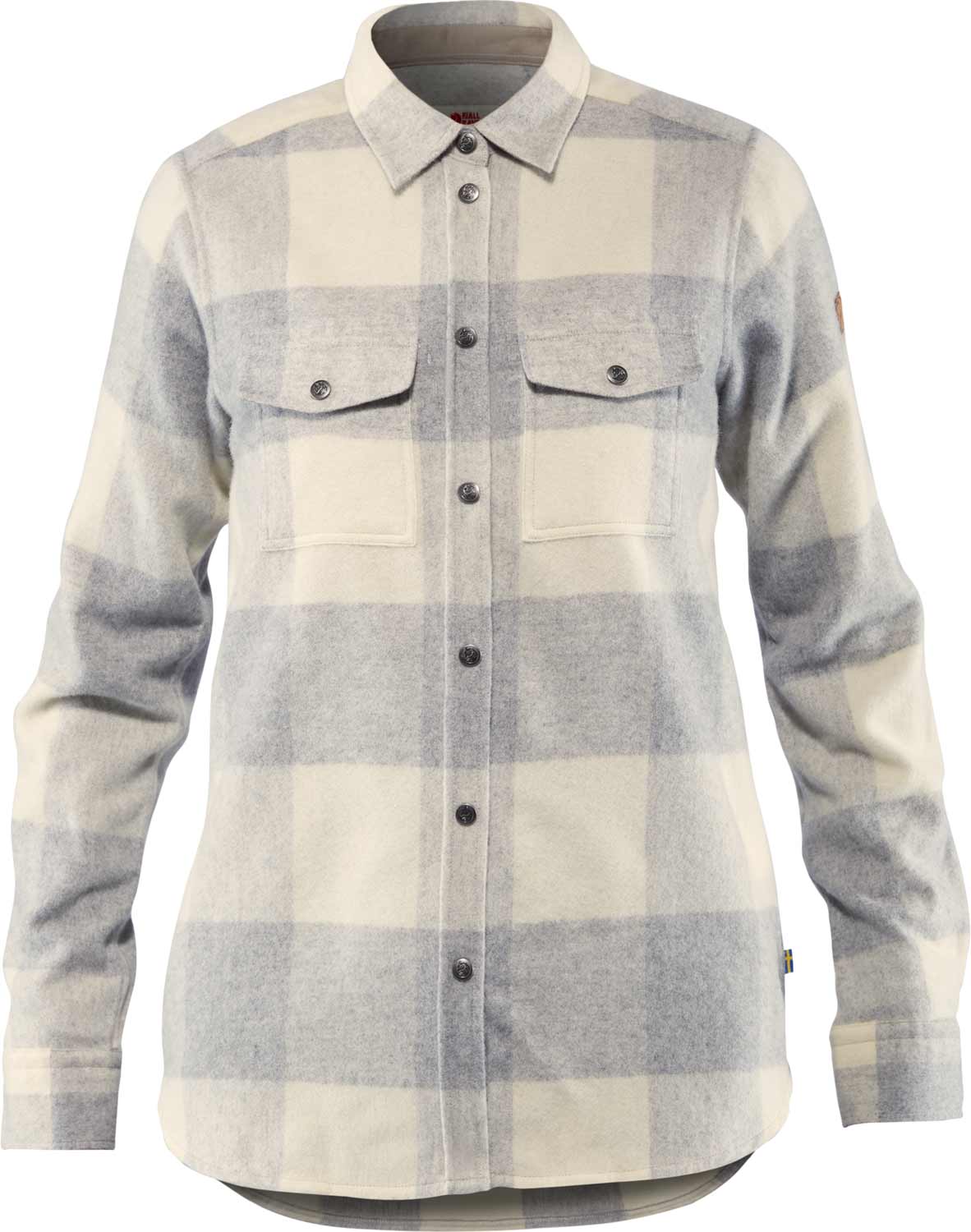 Chemise épaisse - Canada Shirt W Fog Chalk White en Laine - Taille XS - Beige