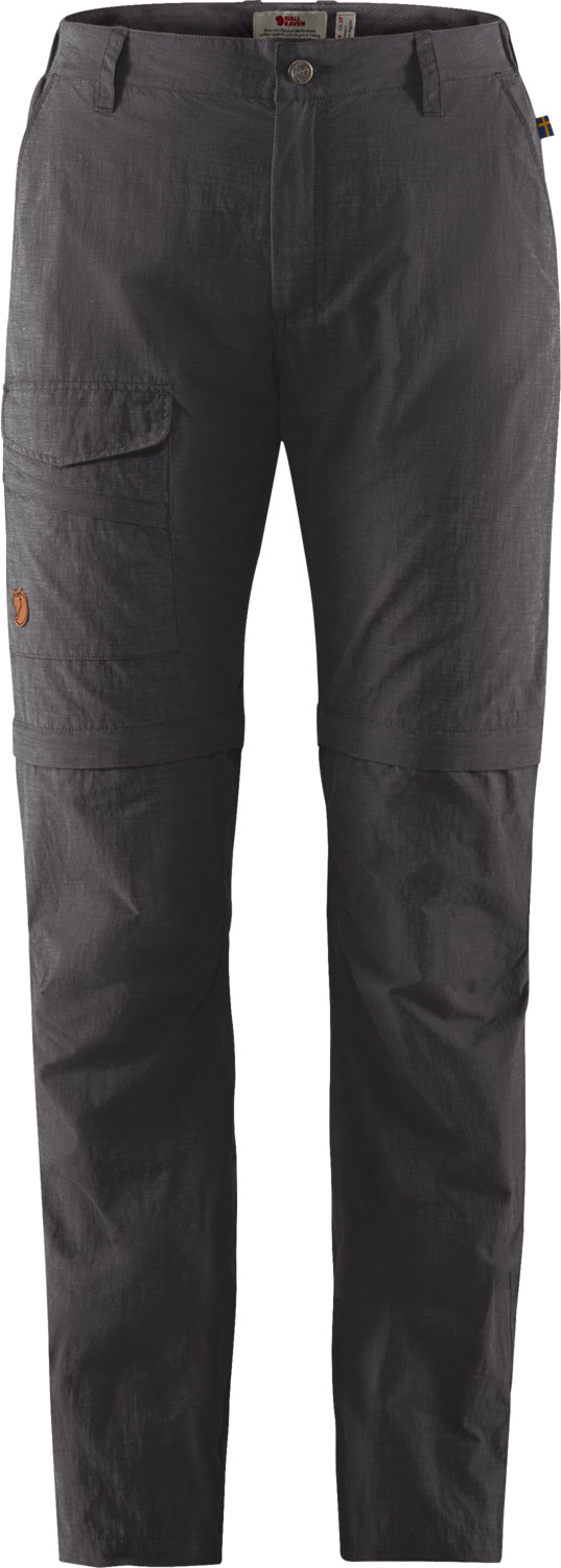 Pantalon de randonnée convertible - Travellers MT Zip Off Trousers M Dark Grey - Taille S/M - Gris