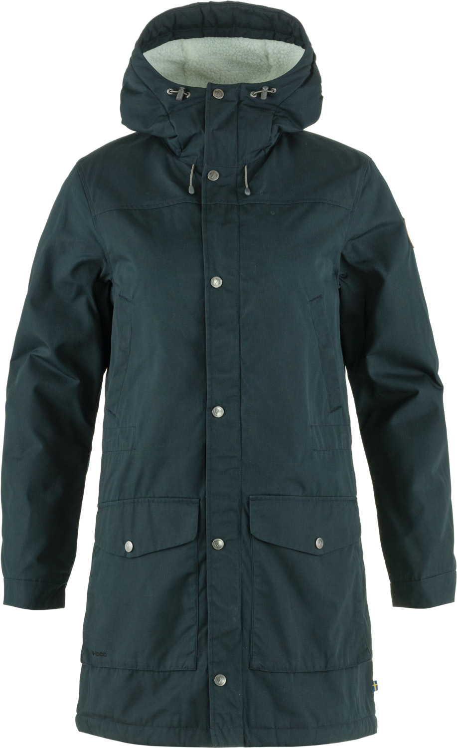 Parka doublée polaire - Greenland Winter Parka W Dark Navy - Taille XS