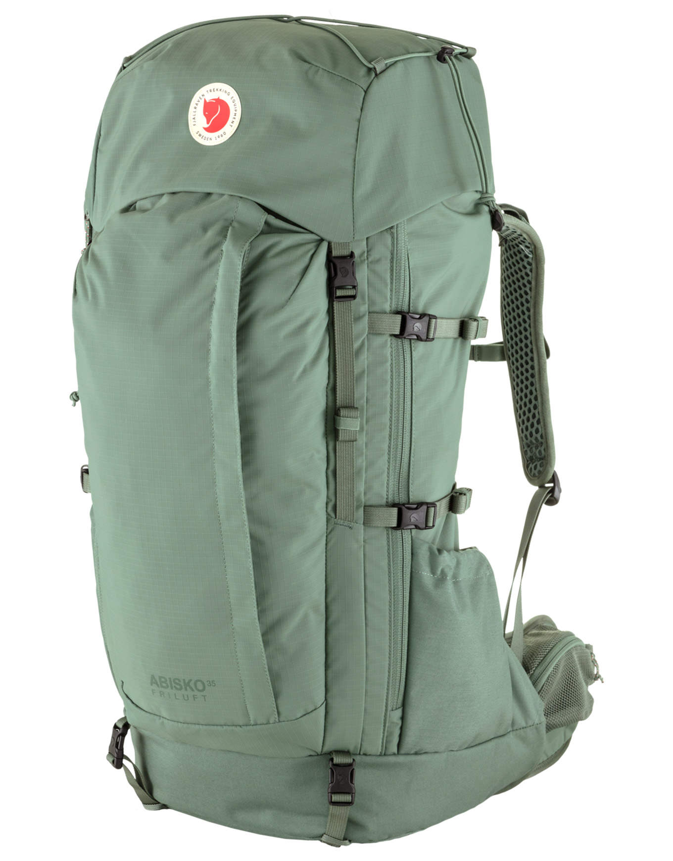 Sac à dos de trekking 35L - Abisko Friluft 35 M/L Patina Green en Aluminium - Vert