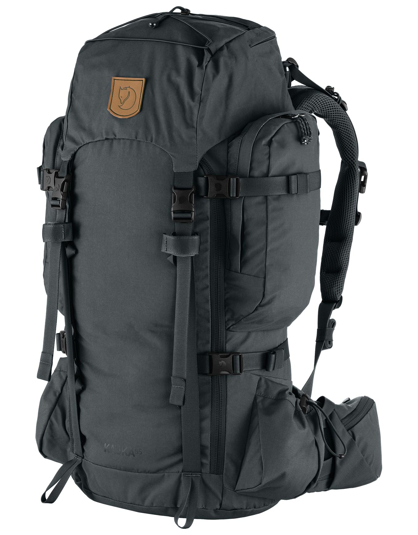 Sac à dos de trekking 55L - Kajka 55 M/L Coal Black en Nylon - Noir