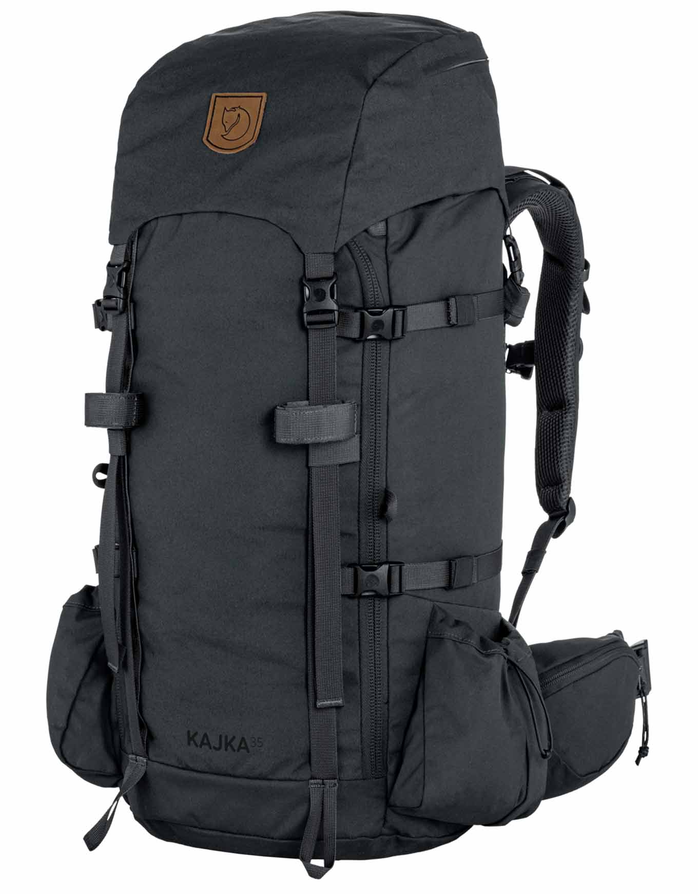 Sac à dos de trekking - Kajka 35 M/L Coal Black en Bois - Noir