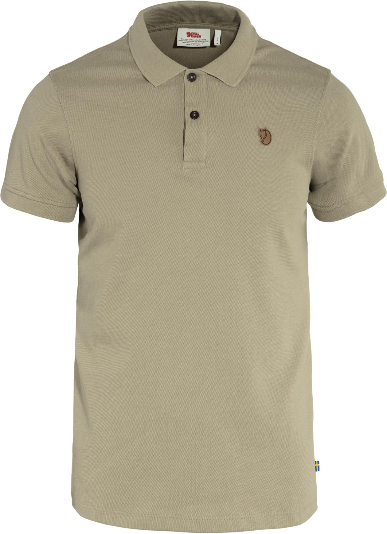 Polo en coton organique - Övik Polo Shirt M Sand Stone en Coton - Taille L - Beige