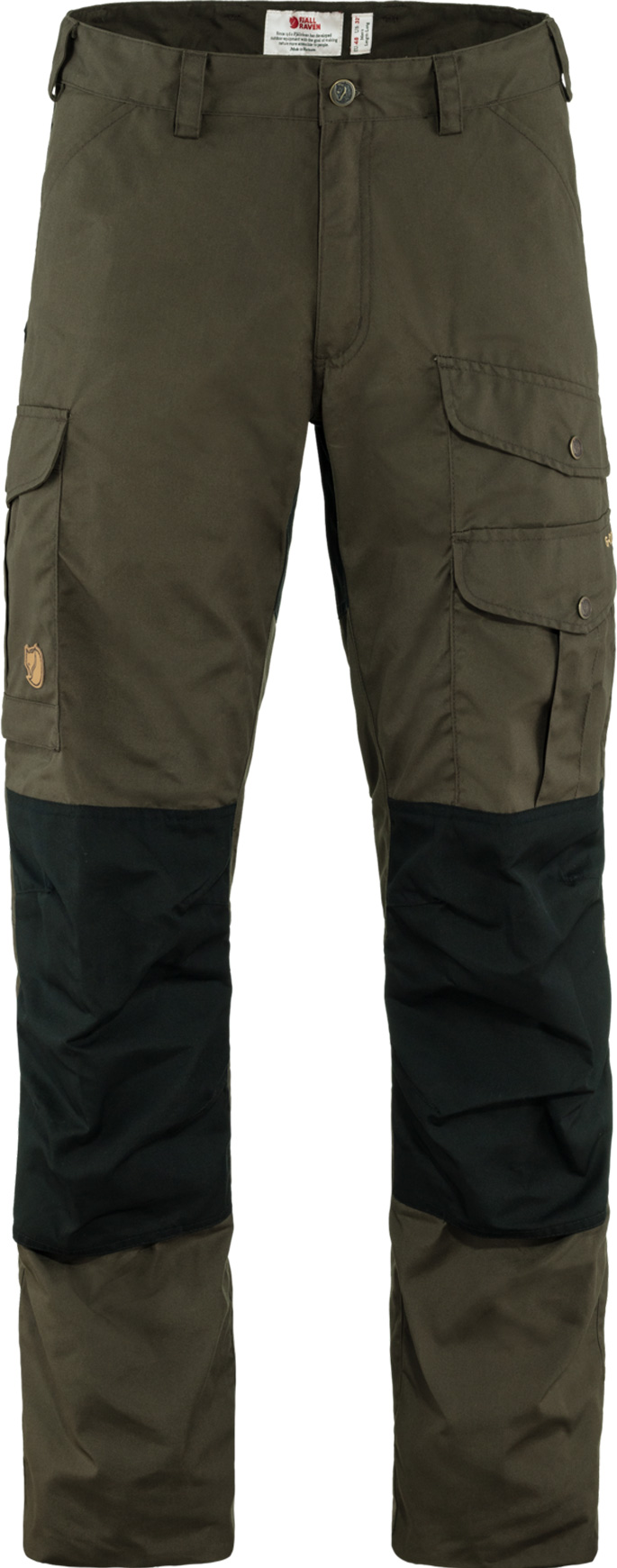 Pantalon de randonnée robuste - Barents Pro Trousers M Dark Olive Black - Taille M - Kaki
