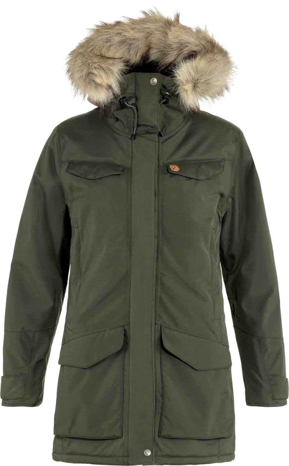 Parka imperméable et respirante - Nuuk Parka W Deep Forest - Taille L - Vert