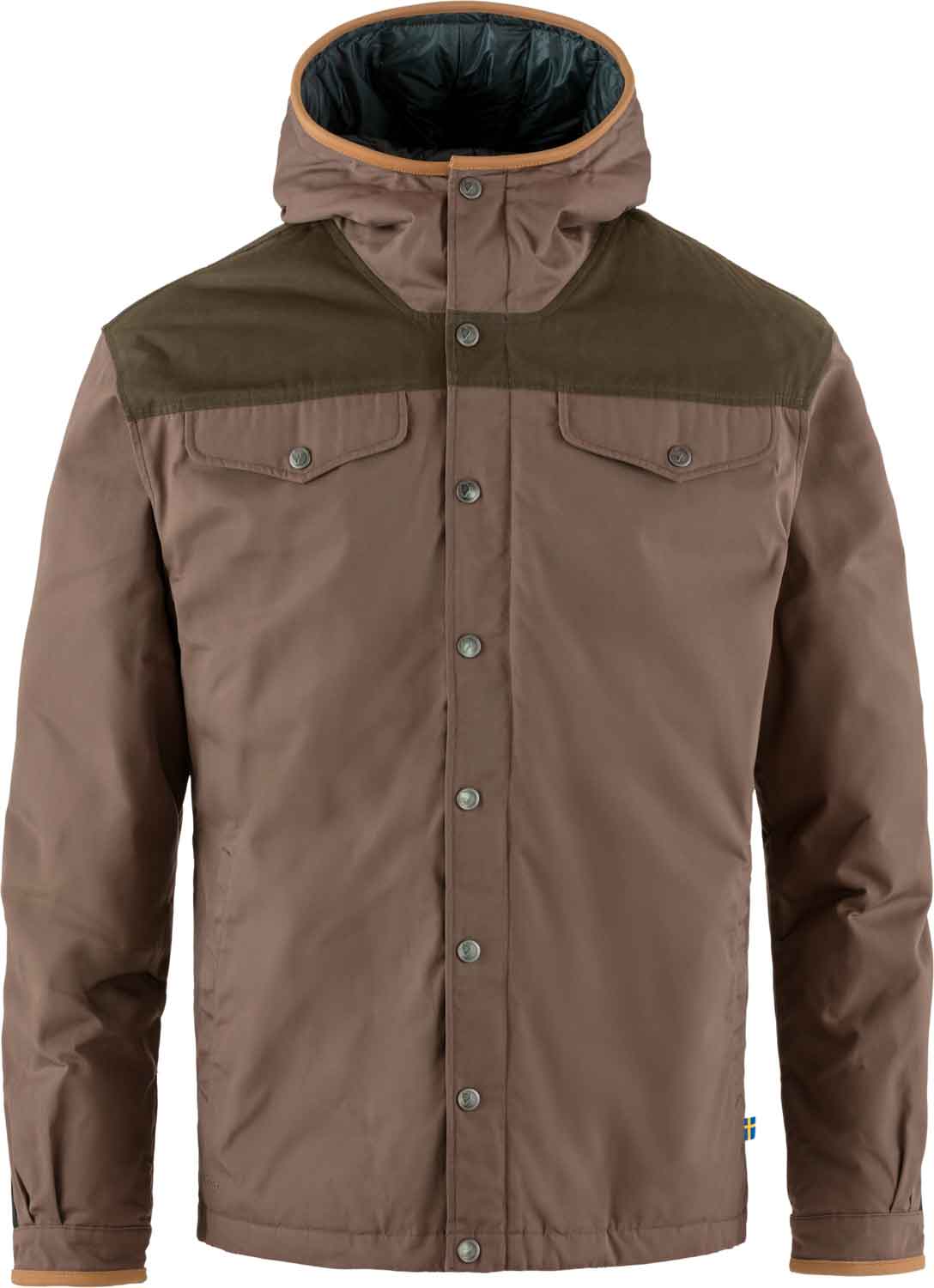 Veste en duvet d'oie - Greenland No. 1 Down Jacket M Suede Brown Dark Olive - Taille M - Gris