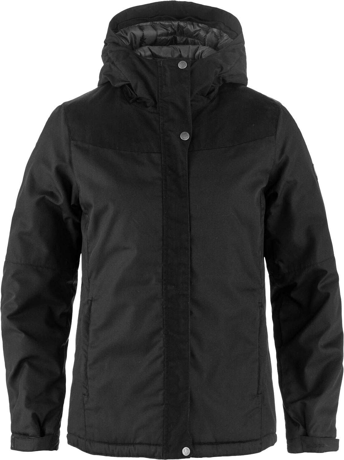 Blouson durable - Stina Padded Jacket W Black en Coton - Taille M - Noir