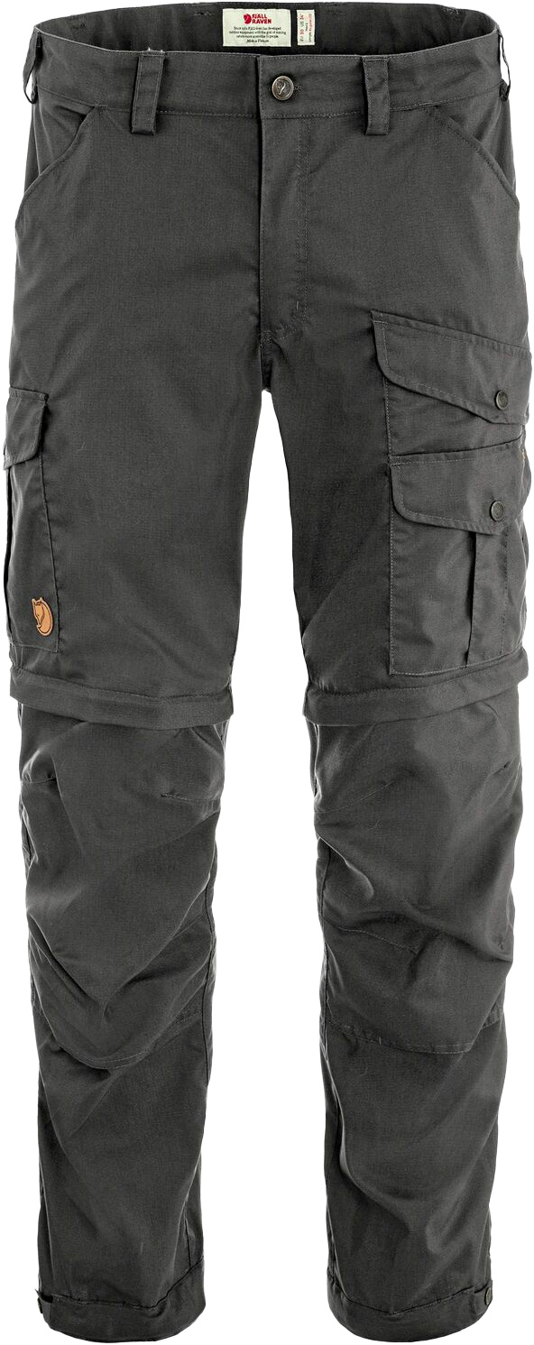 Pantalon de randonnée résistant - Vidda Pro Lite Zip Off Trousers M Dark Grey en Coton - Taille S/M - Gris