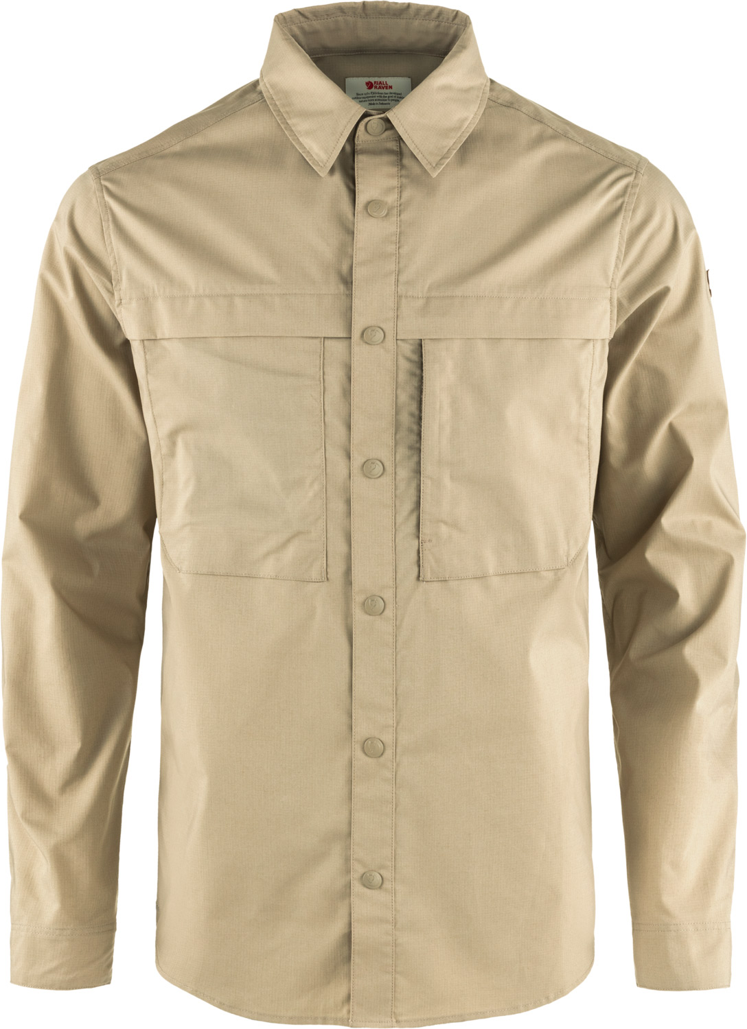 Chemise en G-1000® Air Stretch - Abisko Trail Shirt LS M Fossil en Coton - Taille XL - Beige