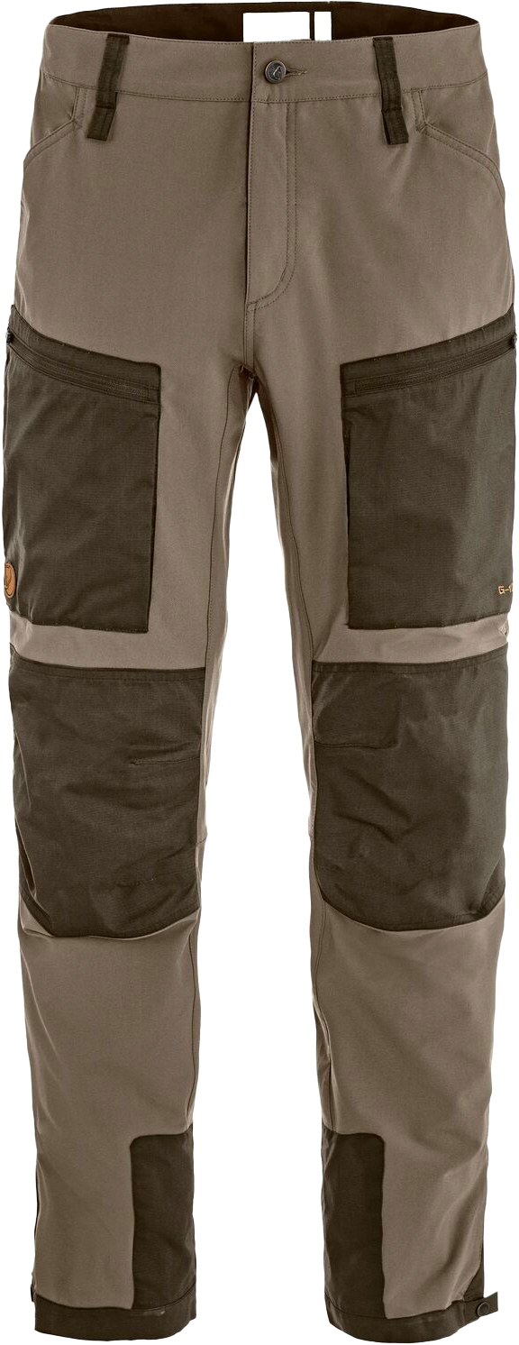 Pantalon résistant de randonnée - Keb Agile Trousers M Suede Brown Dark Olive en Coton - Taille XS/S - Marron