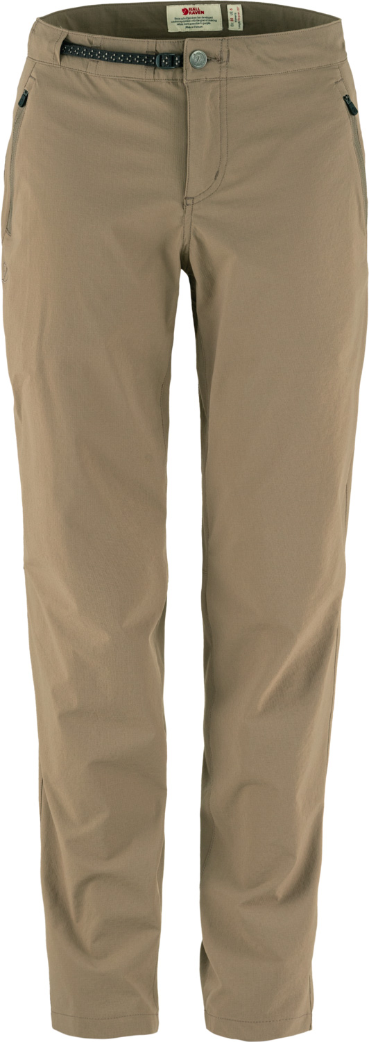 Pantalon de randonnée - High Coast Trail Trousers W Suede Brown en Softshell - Taille XS/S - Marron