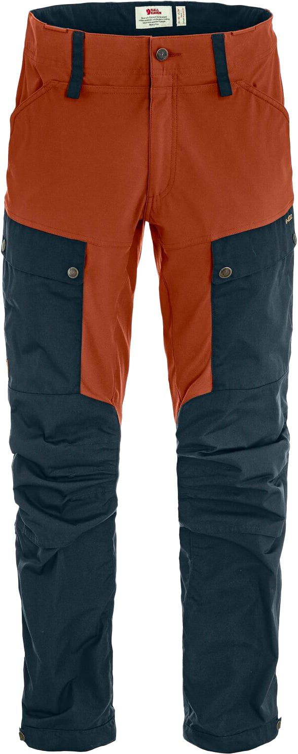 Pantalon résistant de randonnée - Keb Trousers M Dark Navy Autumn Leaf en Coton - Taille M