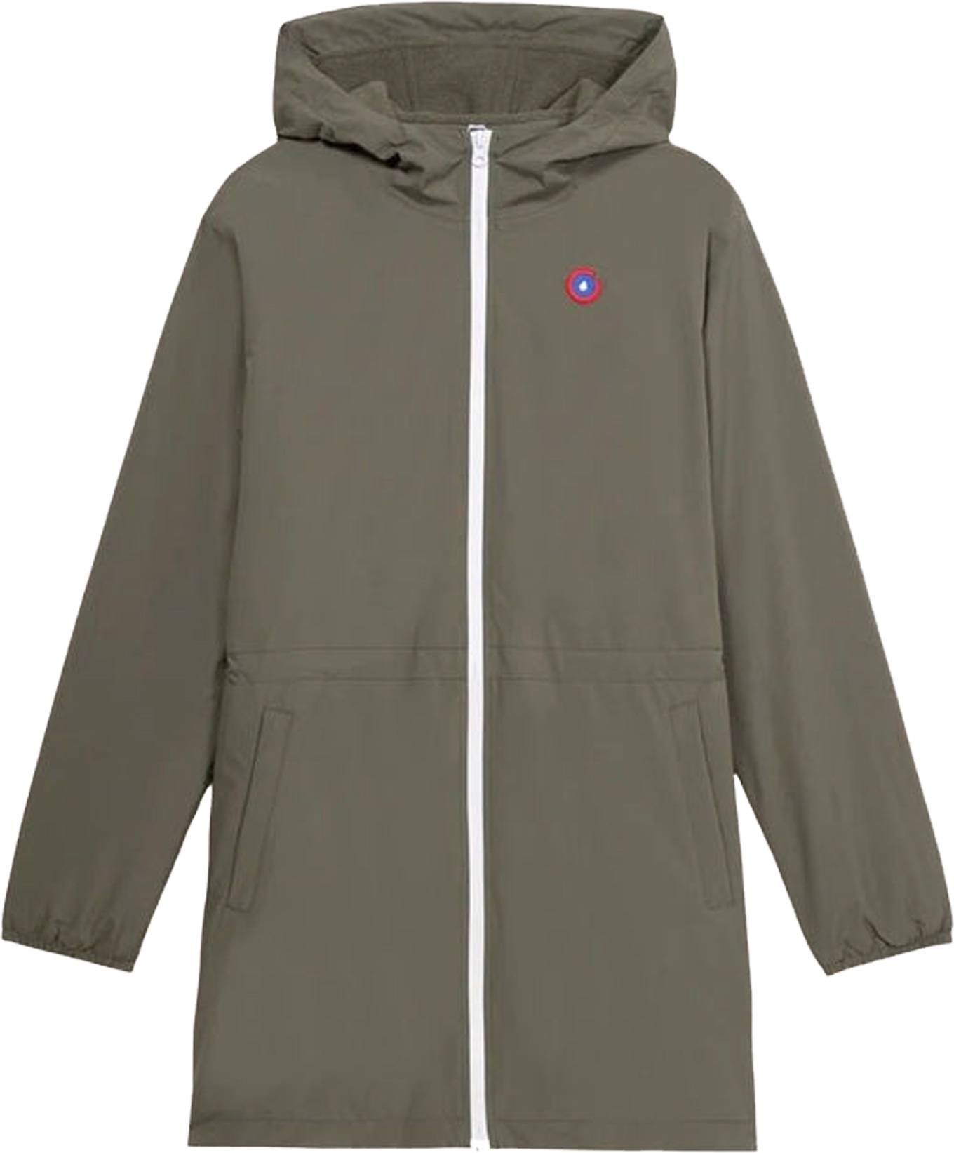 Veste longue imperméable doublée - Pompidou Kaki - Taille S