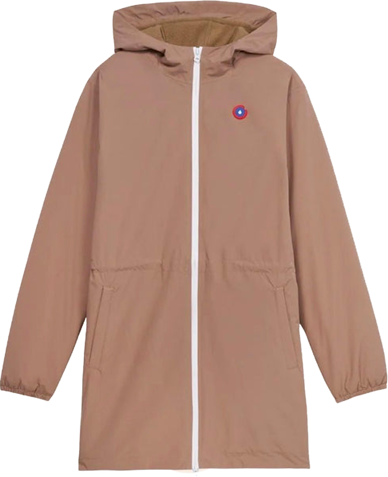 Veste longue imperméable doublée - Pompidou Sahara - Taille M - Beige