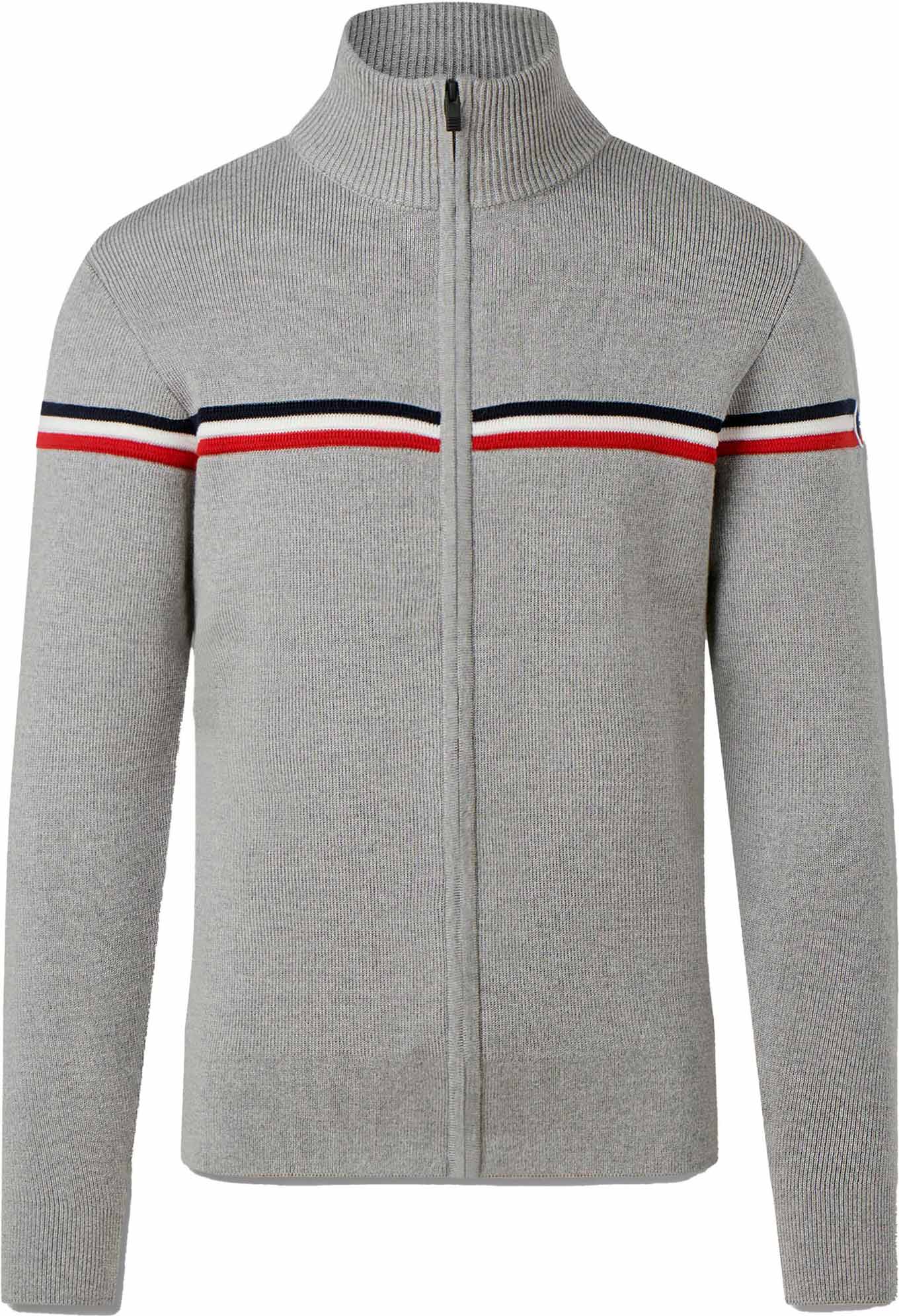 Pull en laine mérinos - Wengen Fiz II Pull Silice en Laine - Taille L - Gris