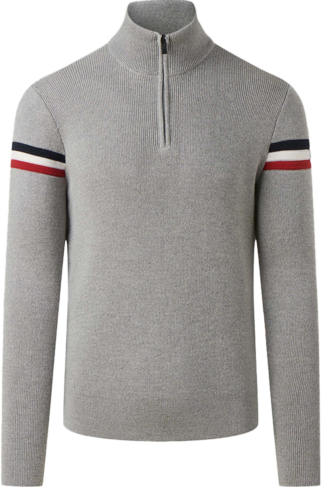 Pull en laine mérinos - Wengen IV Silice Marin en Laine - Taille XL - Gris
