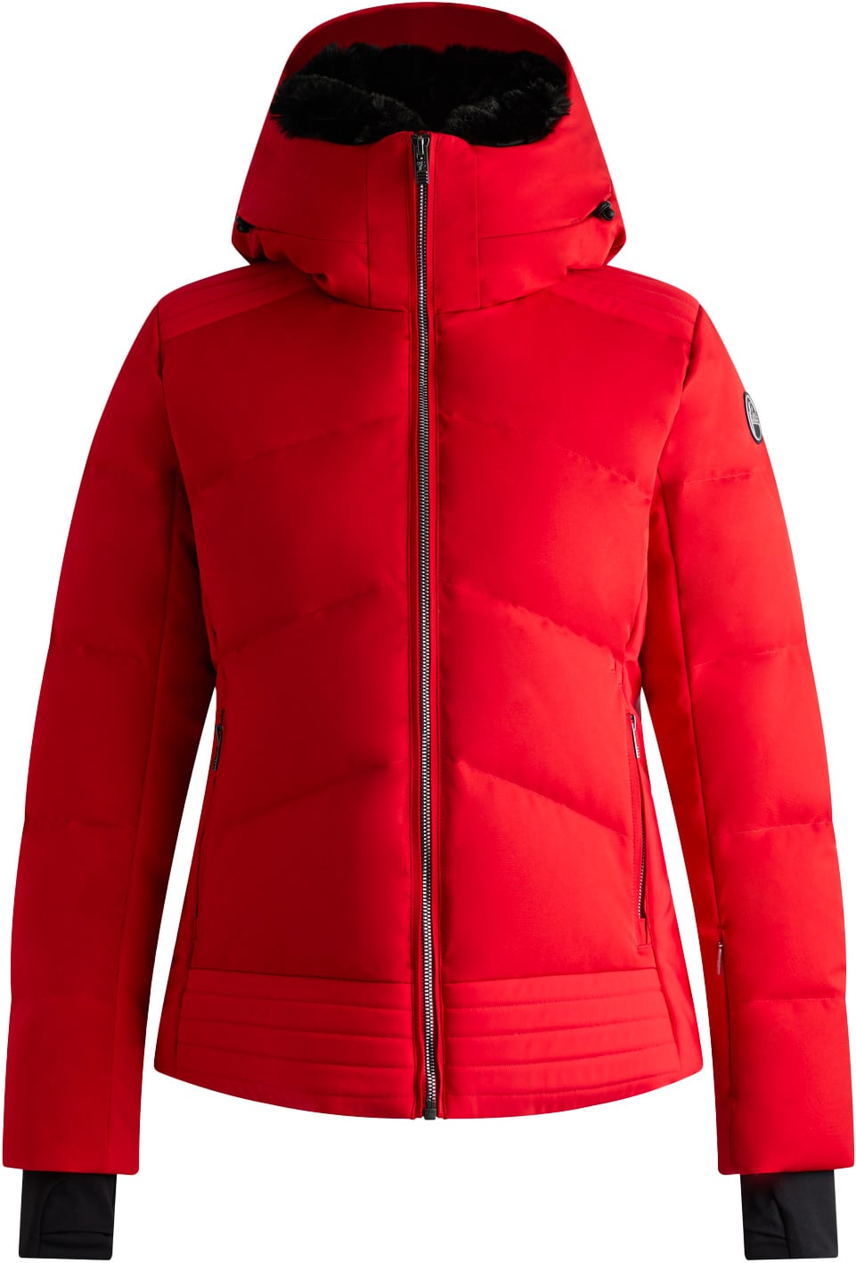 Stepp- Und Daundenjacken Ski Avery Racing für Damen aus Softshell Größe 36 FR Rot