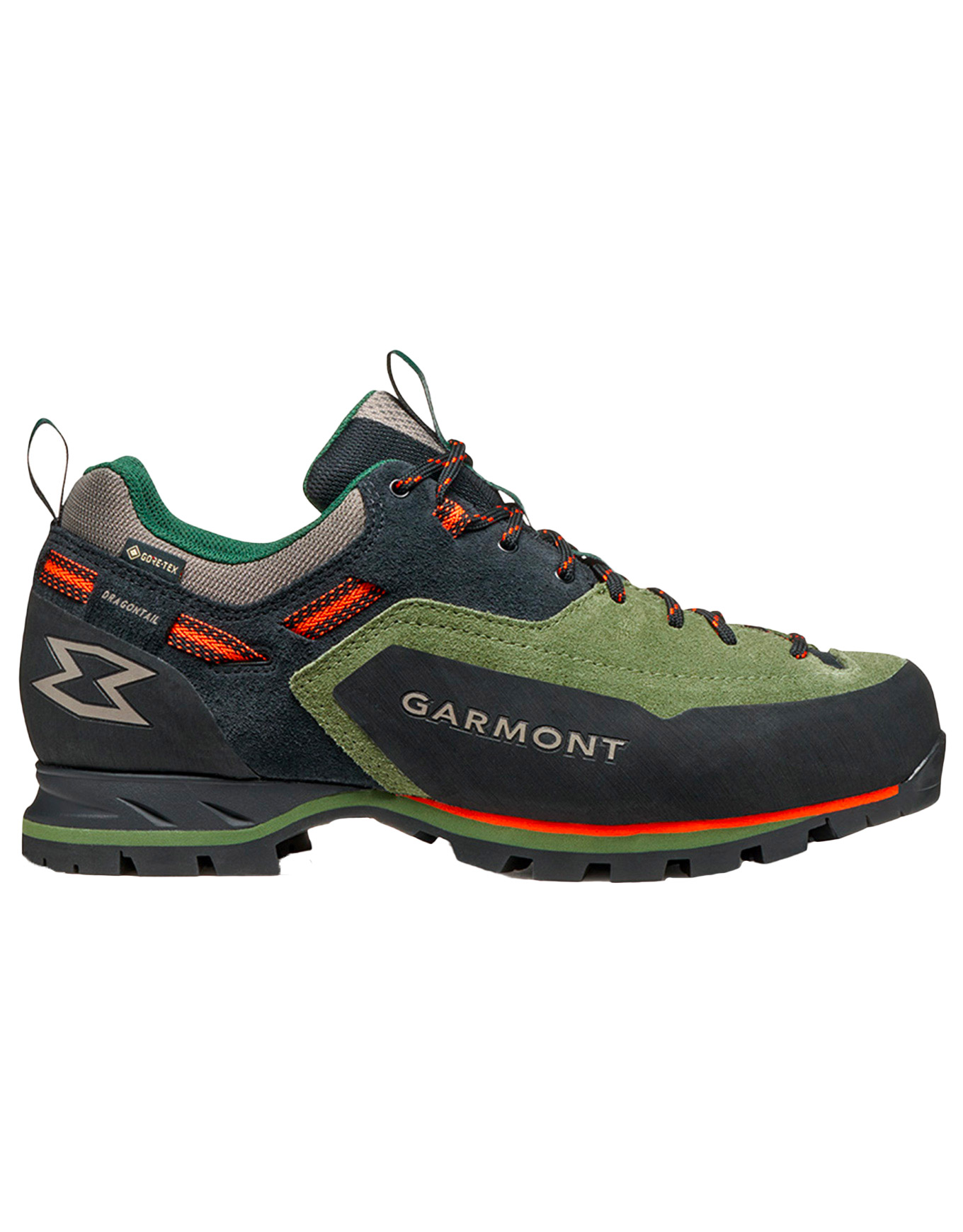 Chaussures de marche d'approche en GORE-TEX® - Dragontail Mnt Evo GTX Black/Olivine Green en Cuir - Taille 44 - Vert