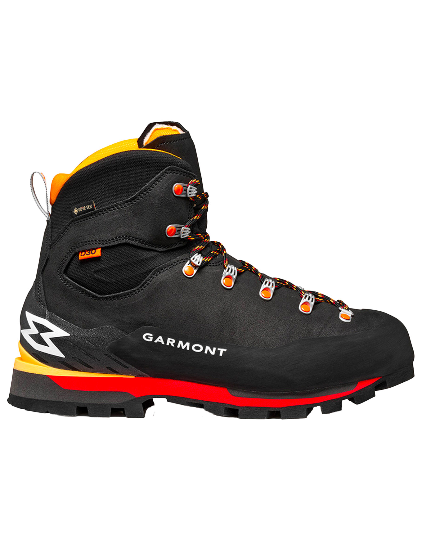 Chaussures d'alpinisme en GORE-TEX® - Pinnacle Evo GTX Black/ Orange en Cuir - Taille 44 - Noir