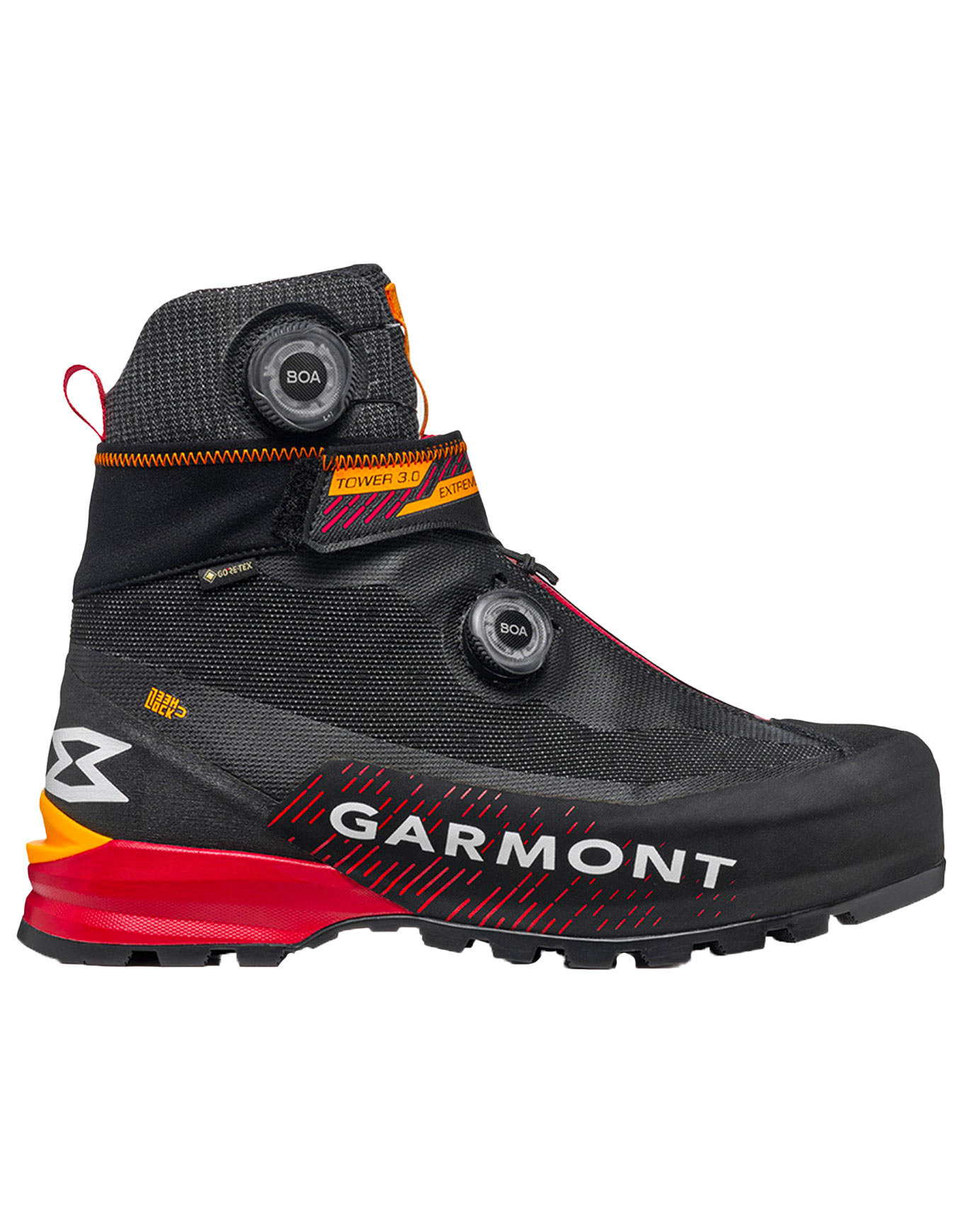 Chaussures d'alpinisme en GORE-TEX® - Tower 3.0 Extreme GTX Black/ Red - Taille 44 - Noir