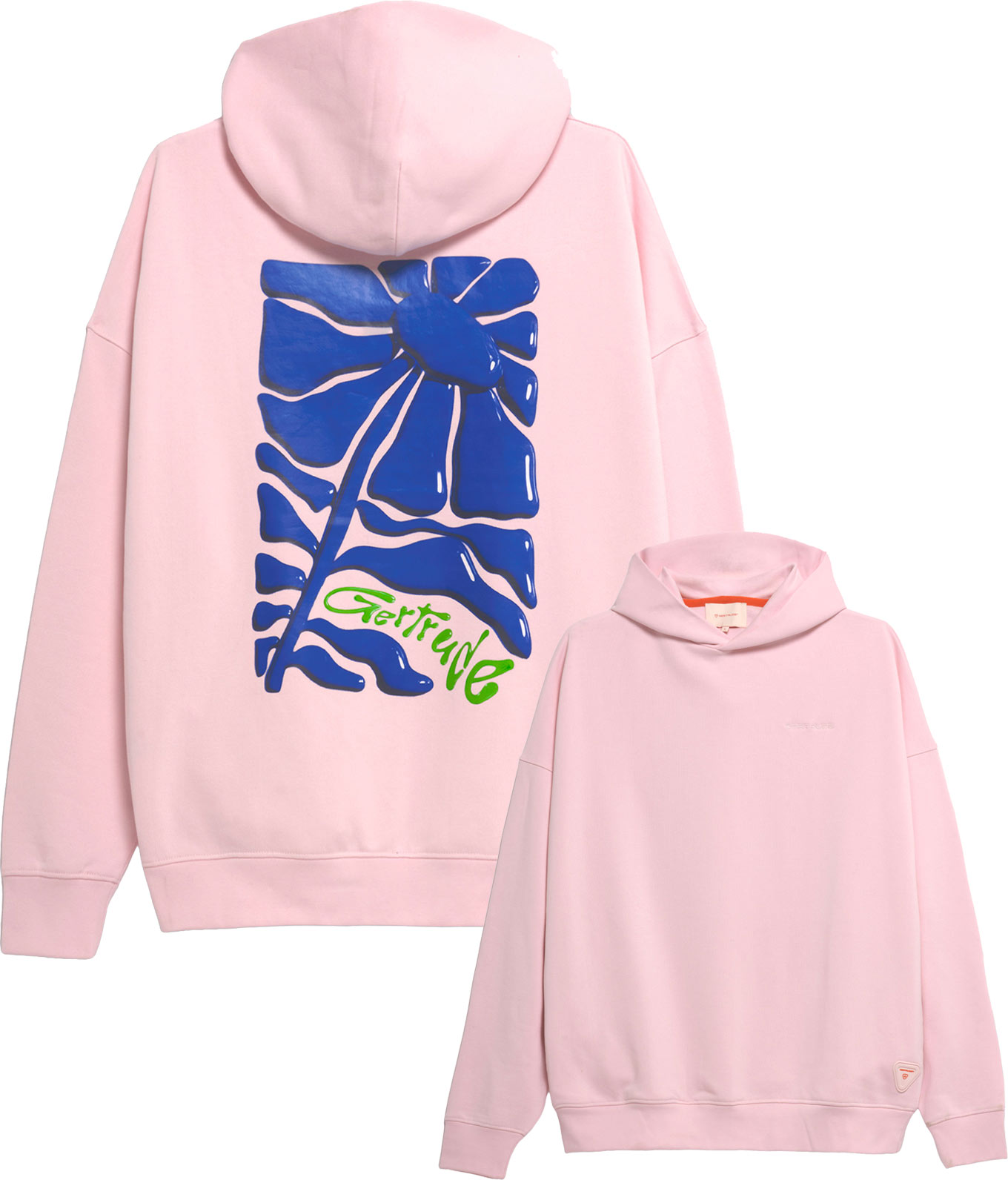 Sweat à capuche confortable - Antoine Daisy Blush - Taille S - Rose