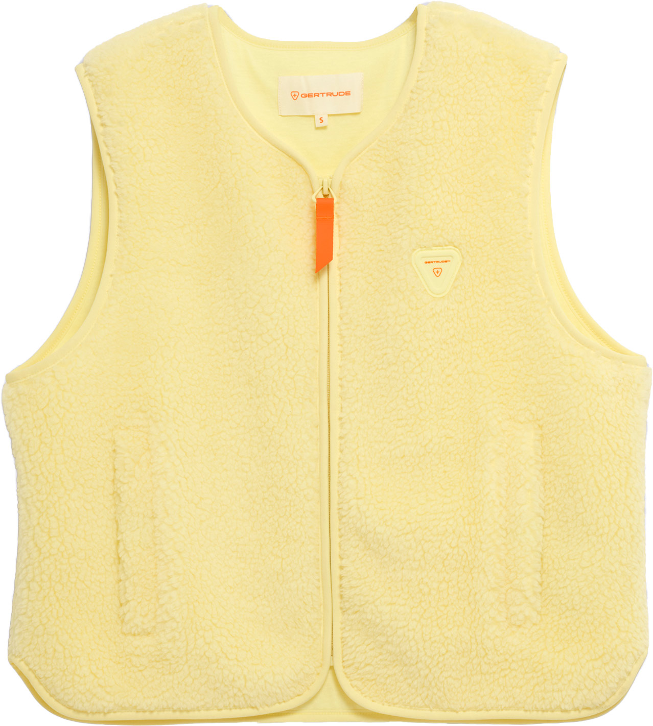 Polaire zippée sans manches - Saki Poussin en Coton - Taille L - Jaune