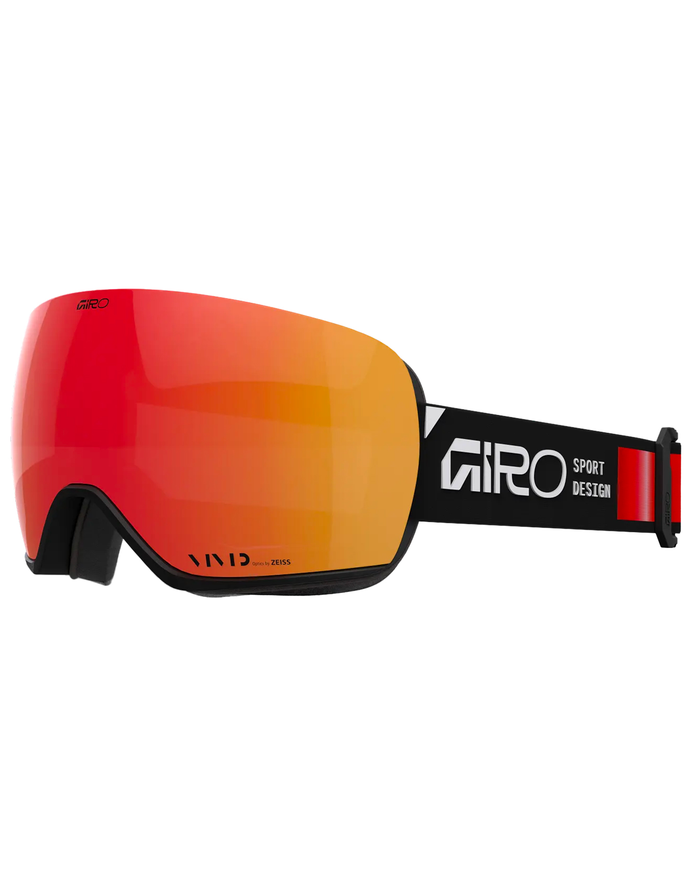 Masque de ski - Article II Slide Black Vivid Ember/Infrared - Noir