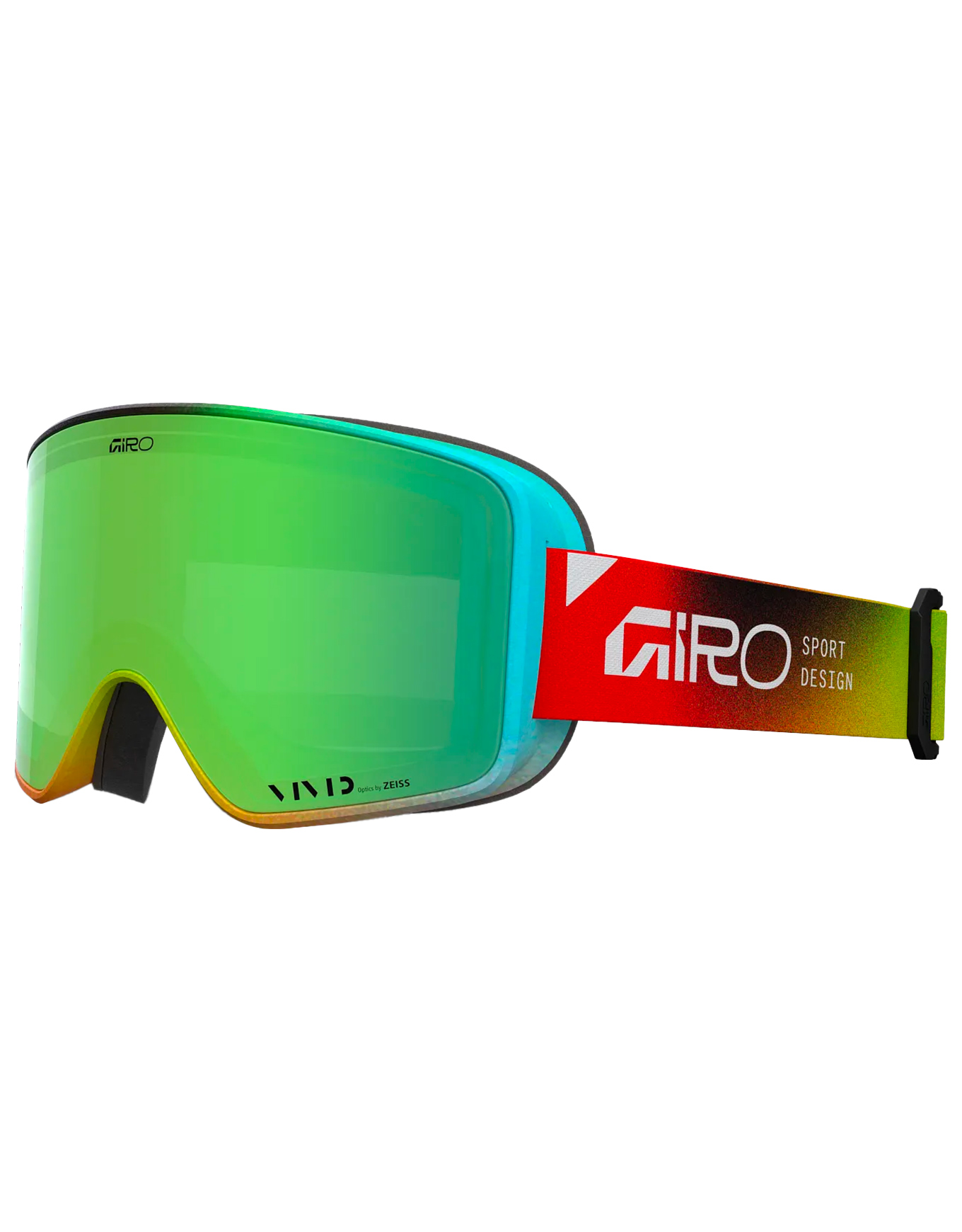 Skibrille Method Multi Faded V Emerald/Infraed für Herren aus Wolle Rot