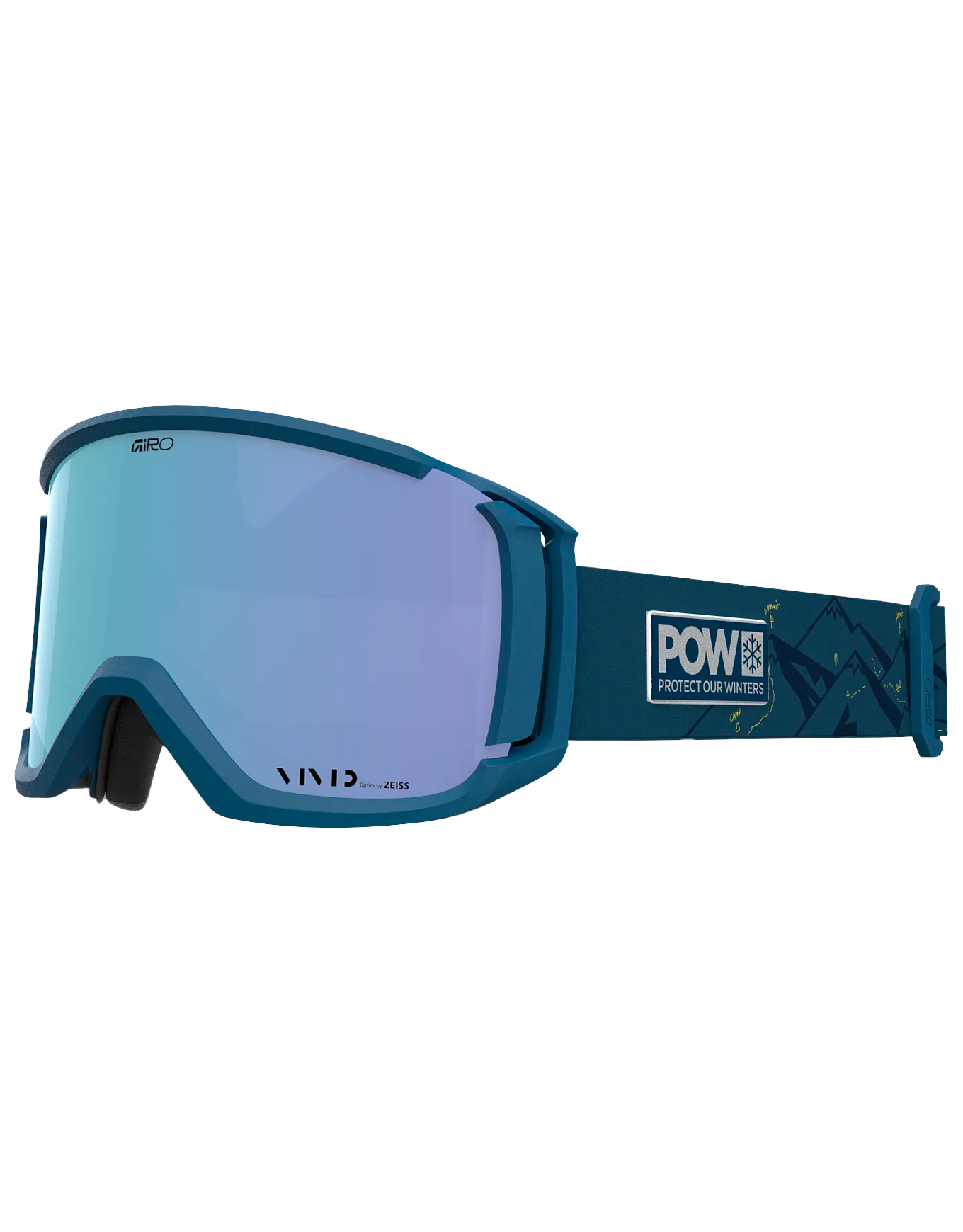 Masque de ski - Revolt Pow Vivid Royal - Bleu