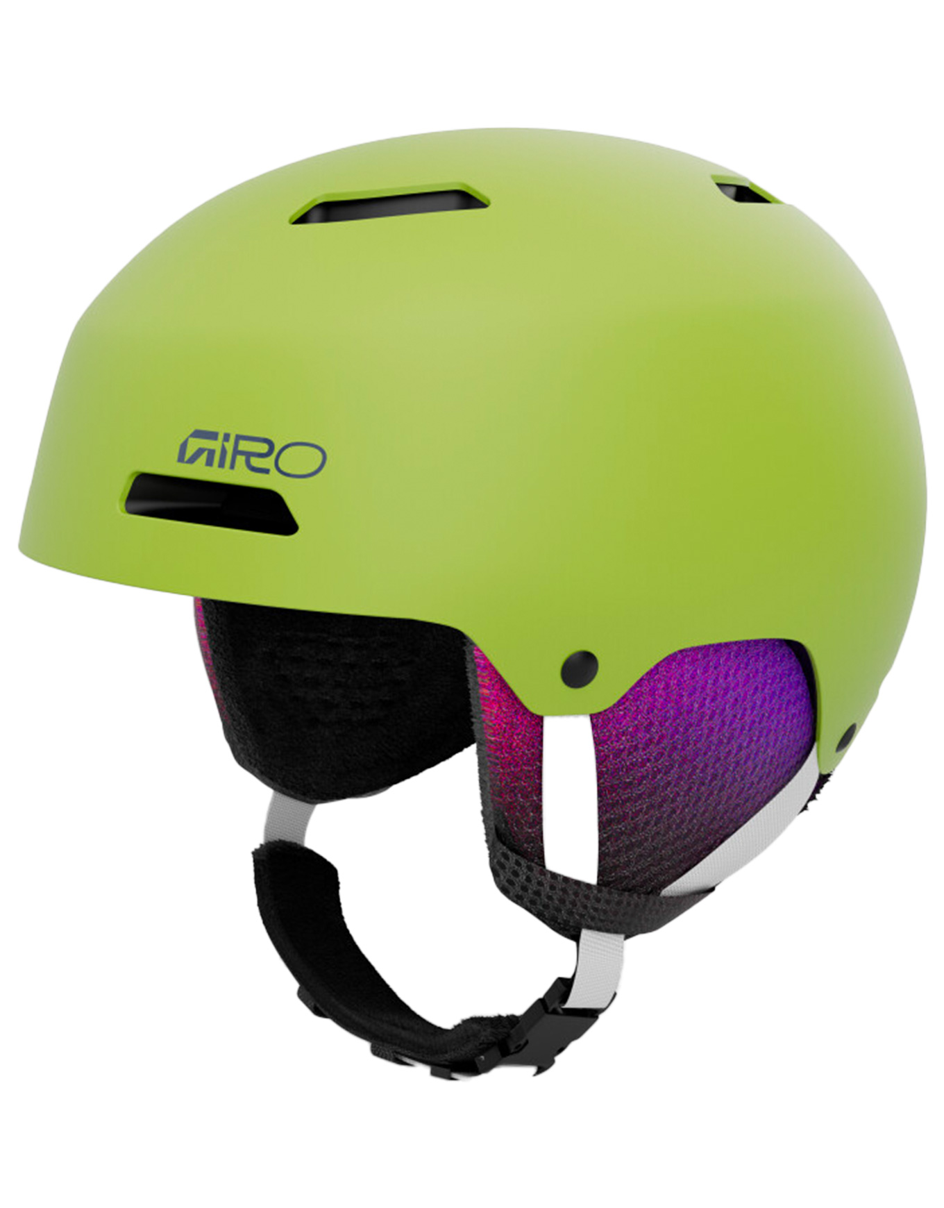 Casque de ski Crue Mat Fluorescent Green Kindergröße M Grün