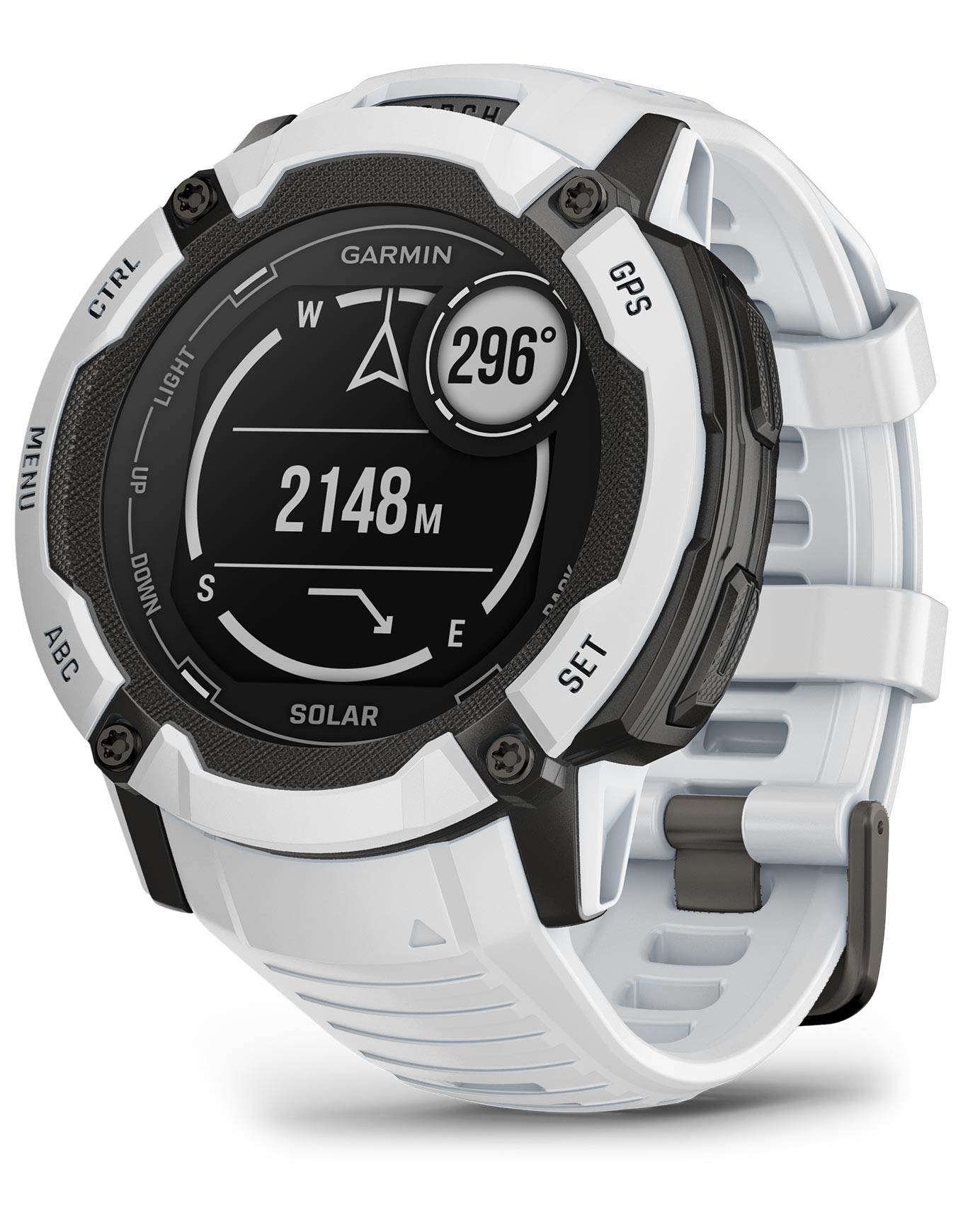 Montre Gps - Instinct 2X Solar Whitestone - Blanc