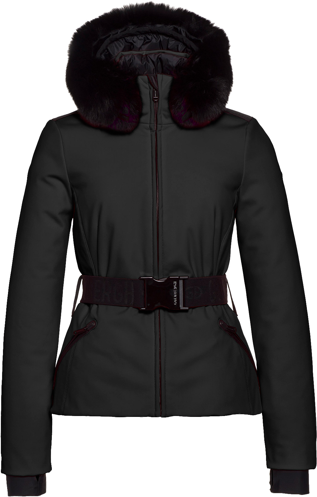 Veste de ski déperlante et respirante en PrimaLoft® - Hida Faux Border Ski Jacket Black - Taille M - Noir