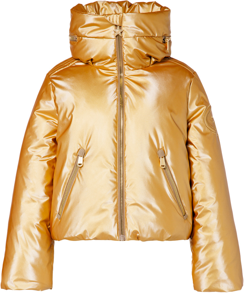 Ski-Daunenjacke Soleil Ski Jacket Gold W für Damen Größe 40 HO