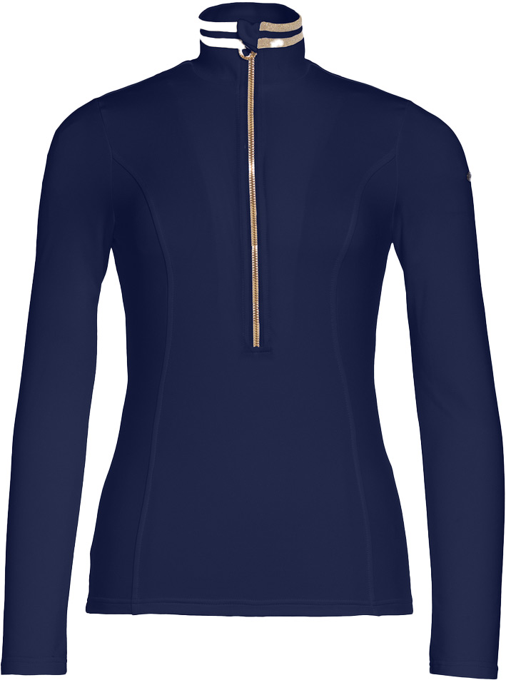 Technischer Baselayer Diane Ski Pully French Blue W für Damen Größe L schwarz