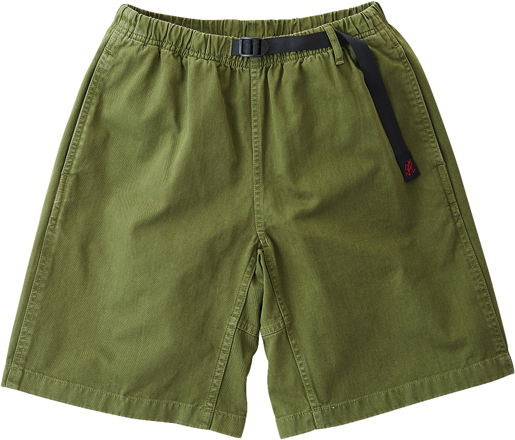 Short résistant en coton biologique - G-Short Olive en Coton - Taille M - Vert