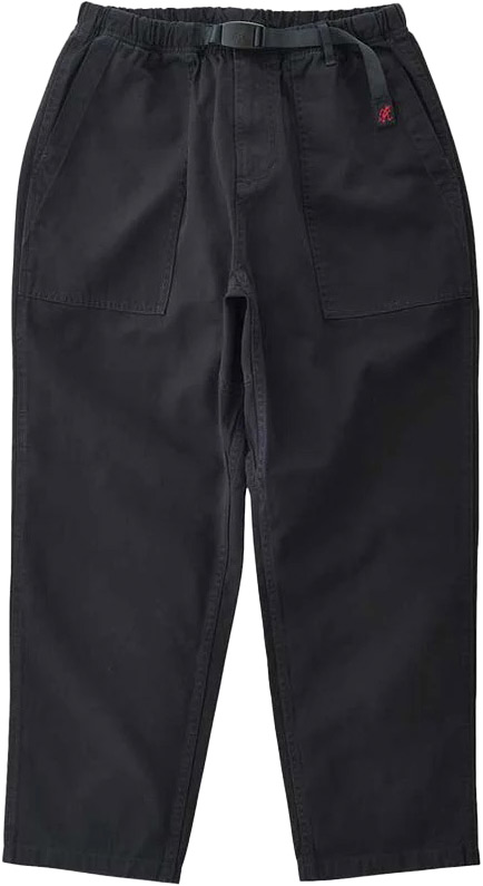 Pantalon longueur 7/8ème en coton biologique - Loose Tapered Pant Black en Coton - Taille M - Noir