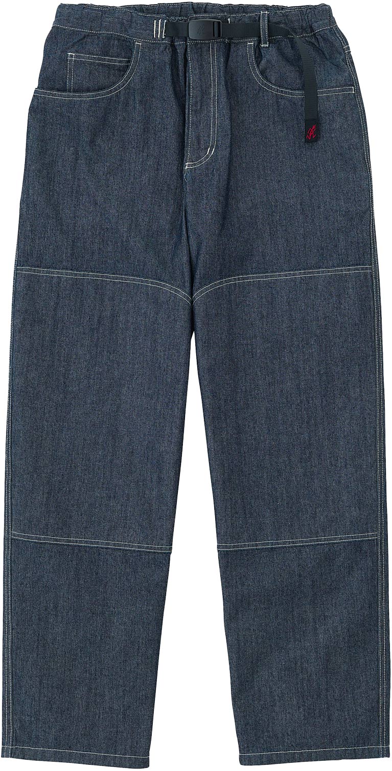 Pantalon en chambray - Japanese Chambray Double Knee Navy en Nylon - Taille M