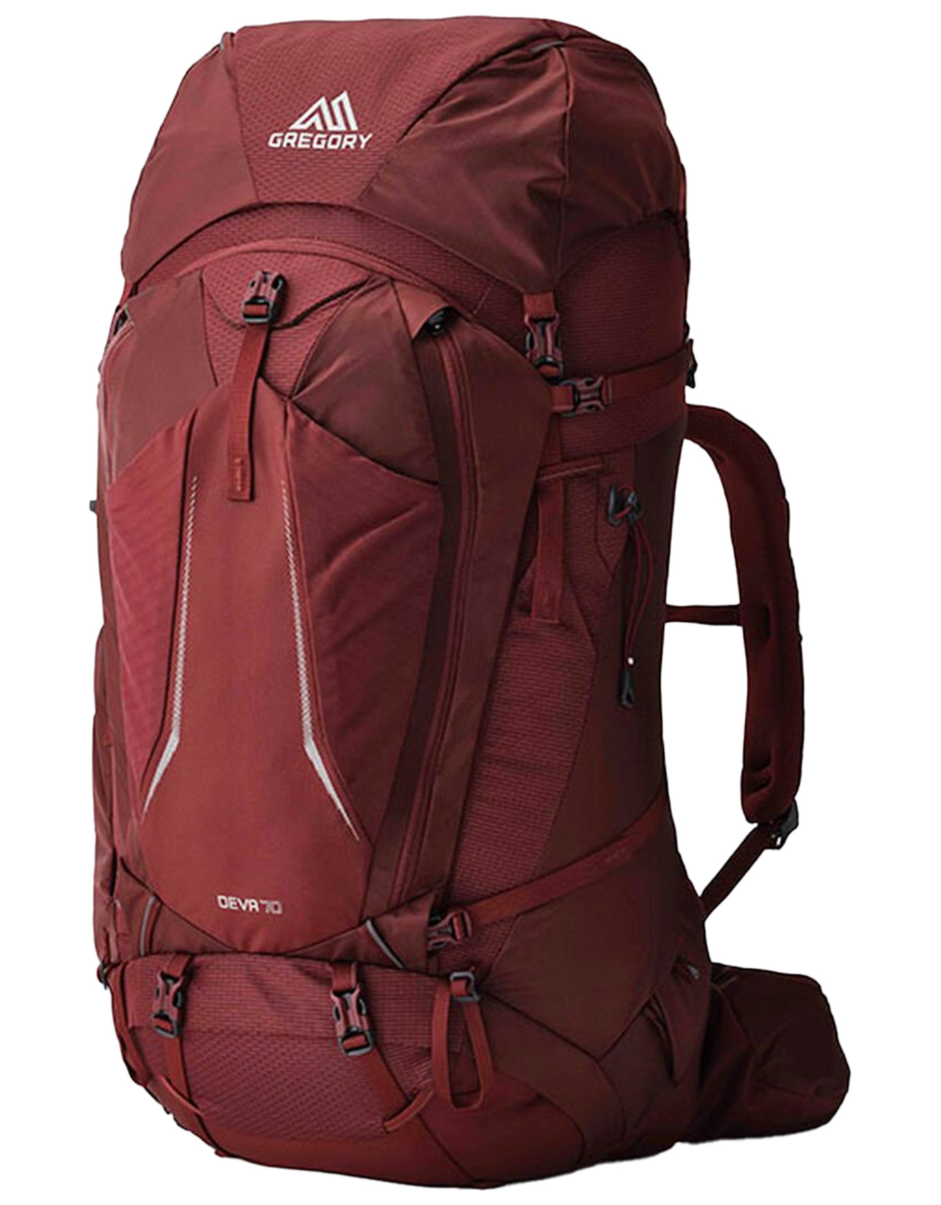 Sac de trekking - Deva 70 RC Garnet Red en Nylon - Taille S - Bordeaux