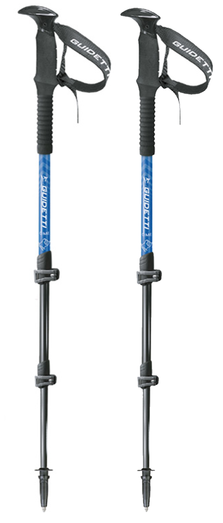 Bâtons de randonnée - Cime Indigo en Aluminium - Bleu