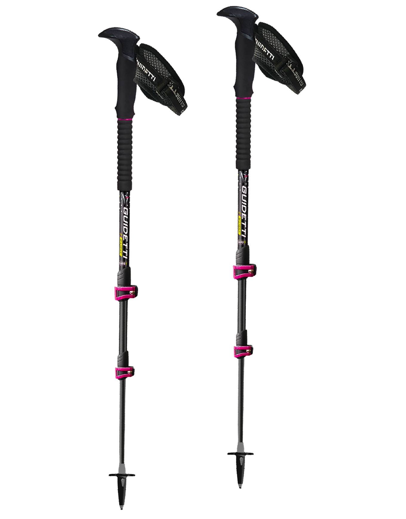 Bâtons de trekking en carbone - B Light Rubis Carbone Alu en Aluminium - Noir