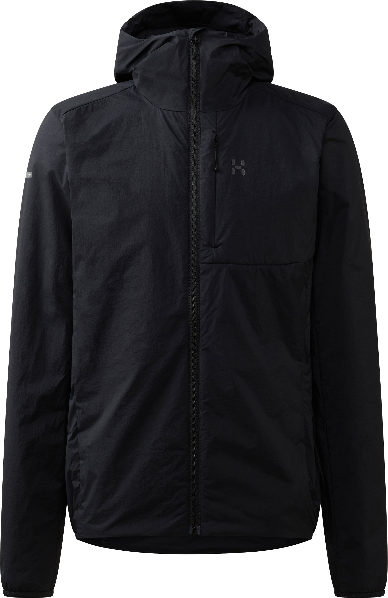Veste de randonnée légère et déperlante - L.I.M Mimic Barrier Hood M True Black en Softshell - Taille S - Noir