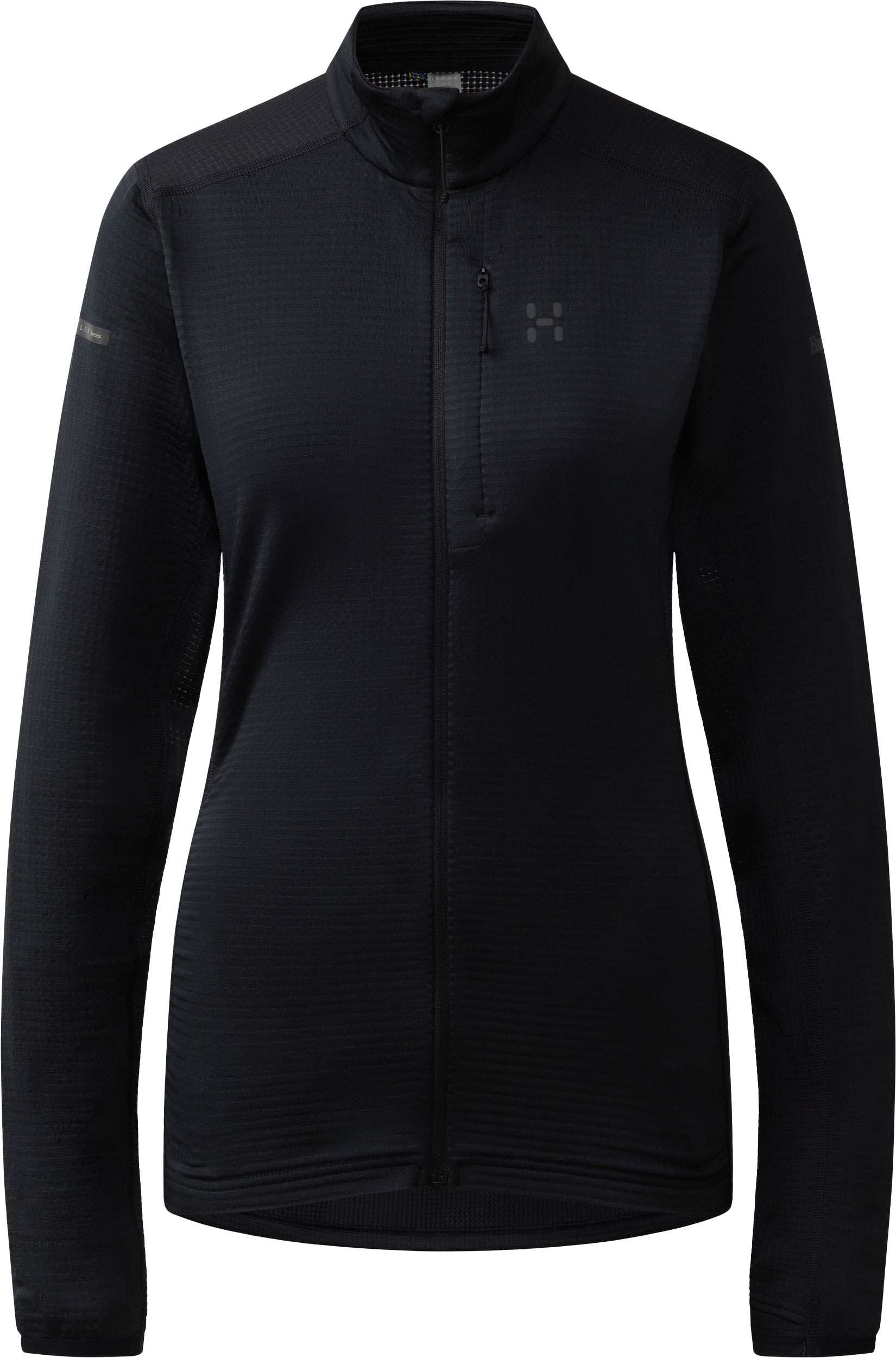 Veste de randonnée légère et stretch - L.I.M Mid Multi Jacket W True Black en Softshell - Taille S - Noir