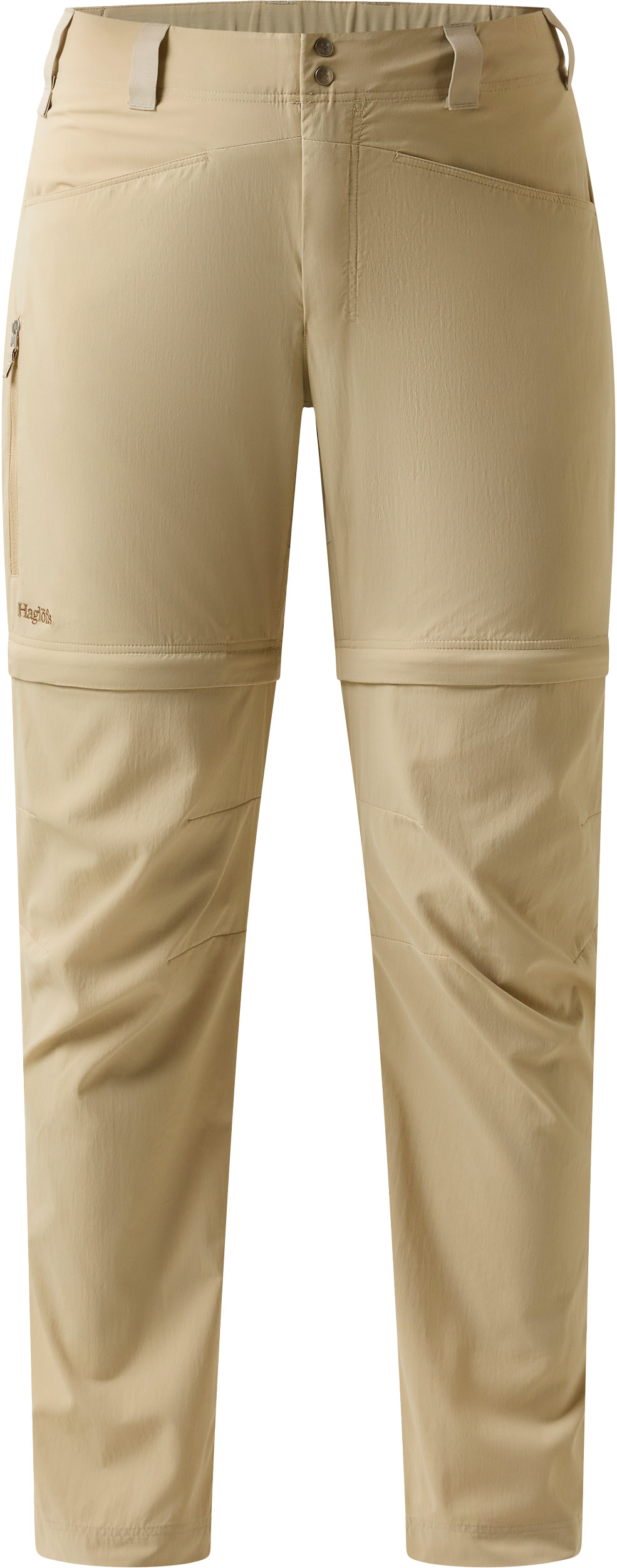 Pantalon de randonnée résistant - Lite Standard Zip-Off II Pant W Chalk Beige - Taille 40 FR