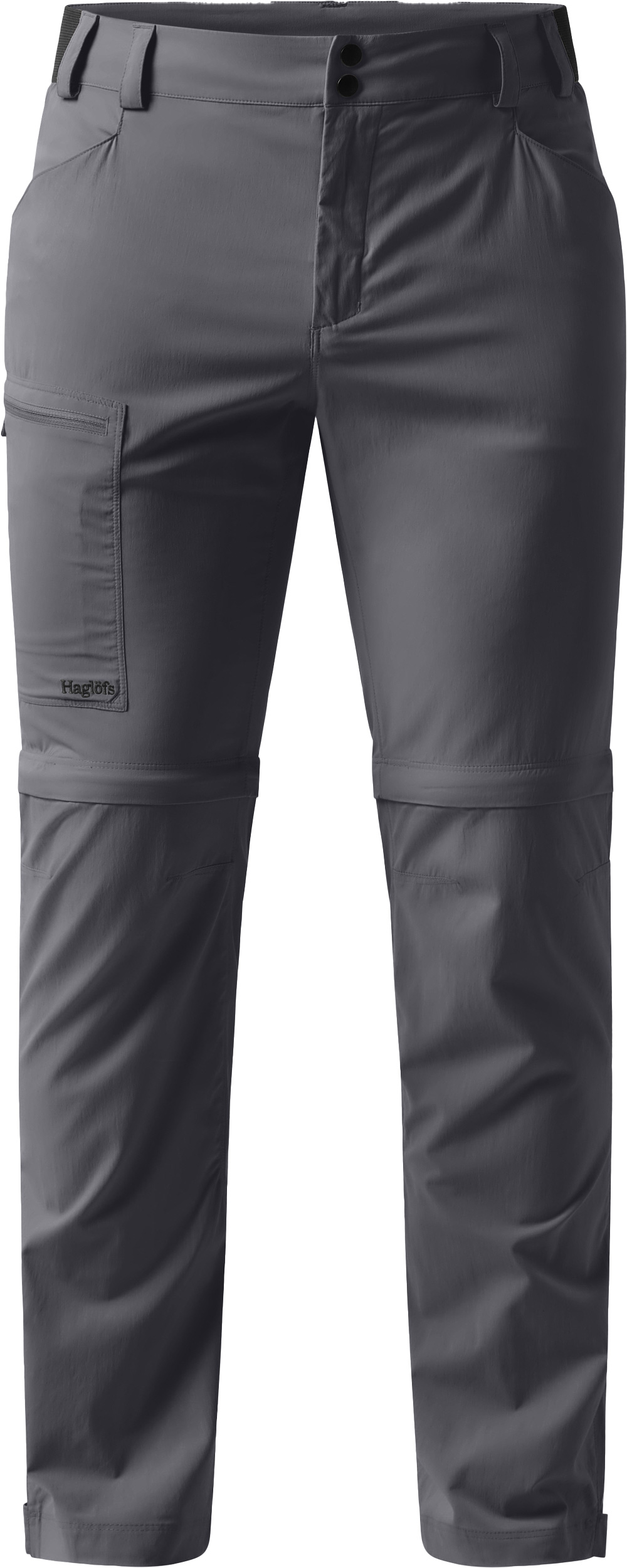 Pantalon de randonnée résistant - Lite Standard Zip-Off II Pant M Magnetite - Taille 50 FR - Gris