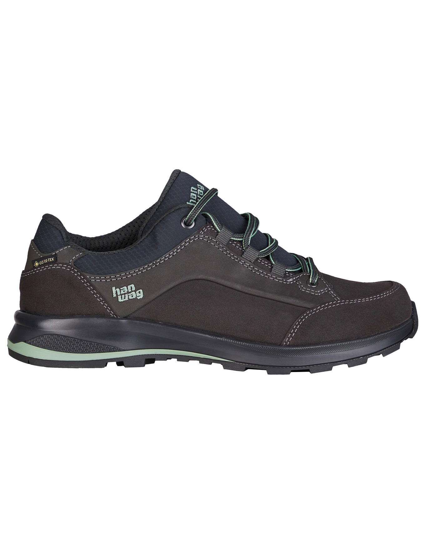 Chaussures de randonnée en GORE-TEX - Banks Low Bunion Lady GTX Asphalt/Mint en Cuir - Taille 39,5 - Gris