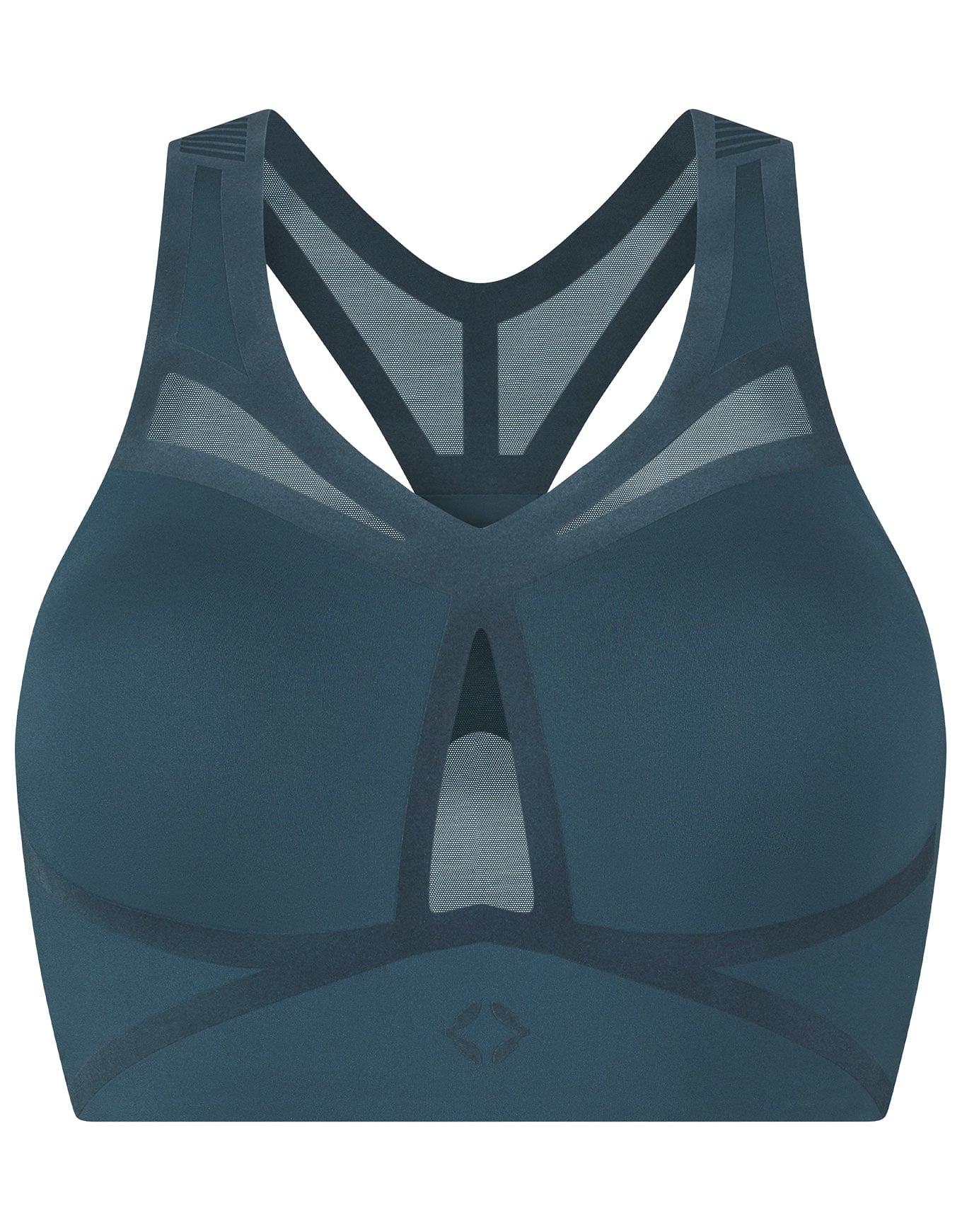 Brassière effet seconde peau et respirante - Bra n°39 Ardoise en Nylon - Taille S - Gris