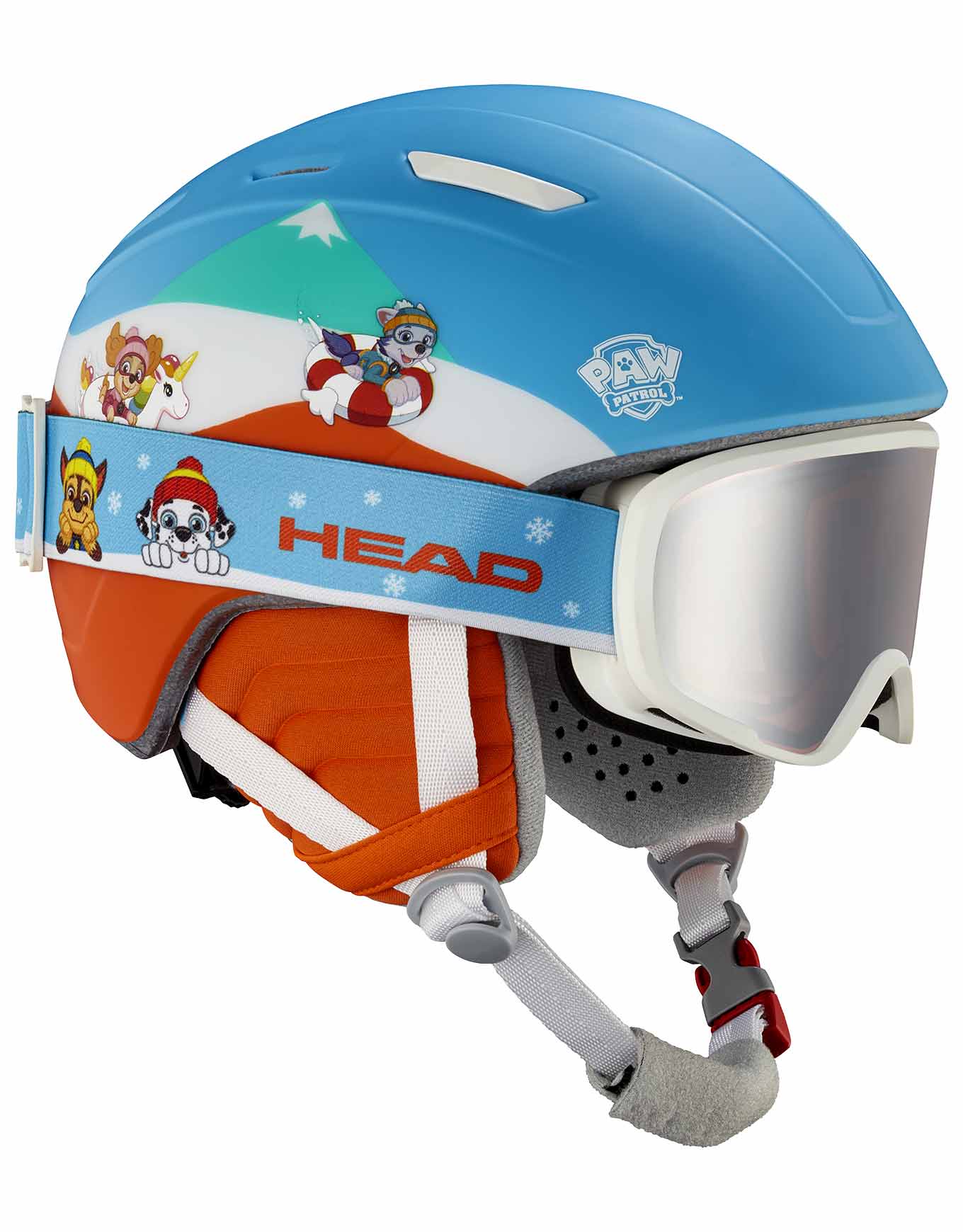 Set Helm + Maske – Kinder – Mojo Set Paw Mojo Set Paw Kindergröße 47-51 cm Blau